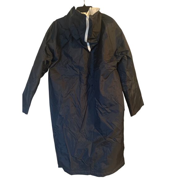 EUC StylePlus Lincoln University Waterproof Jacket Hooded Pockets Zipper Size L - Picture 3 of 8